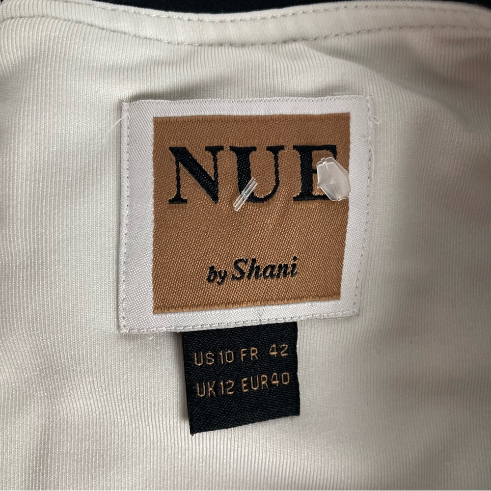 NUE by Shani Color Block Sheath Sleeveless Dress Yellow Black‎ Size 10 - Picture 6 of 11